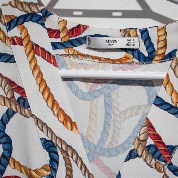 MNG tri-colour rope dress - Picture 8 of 10